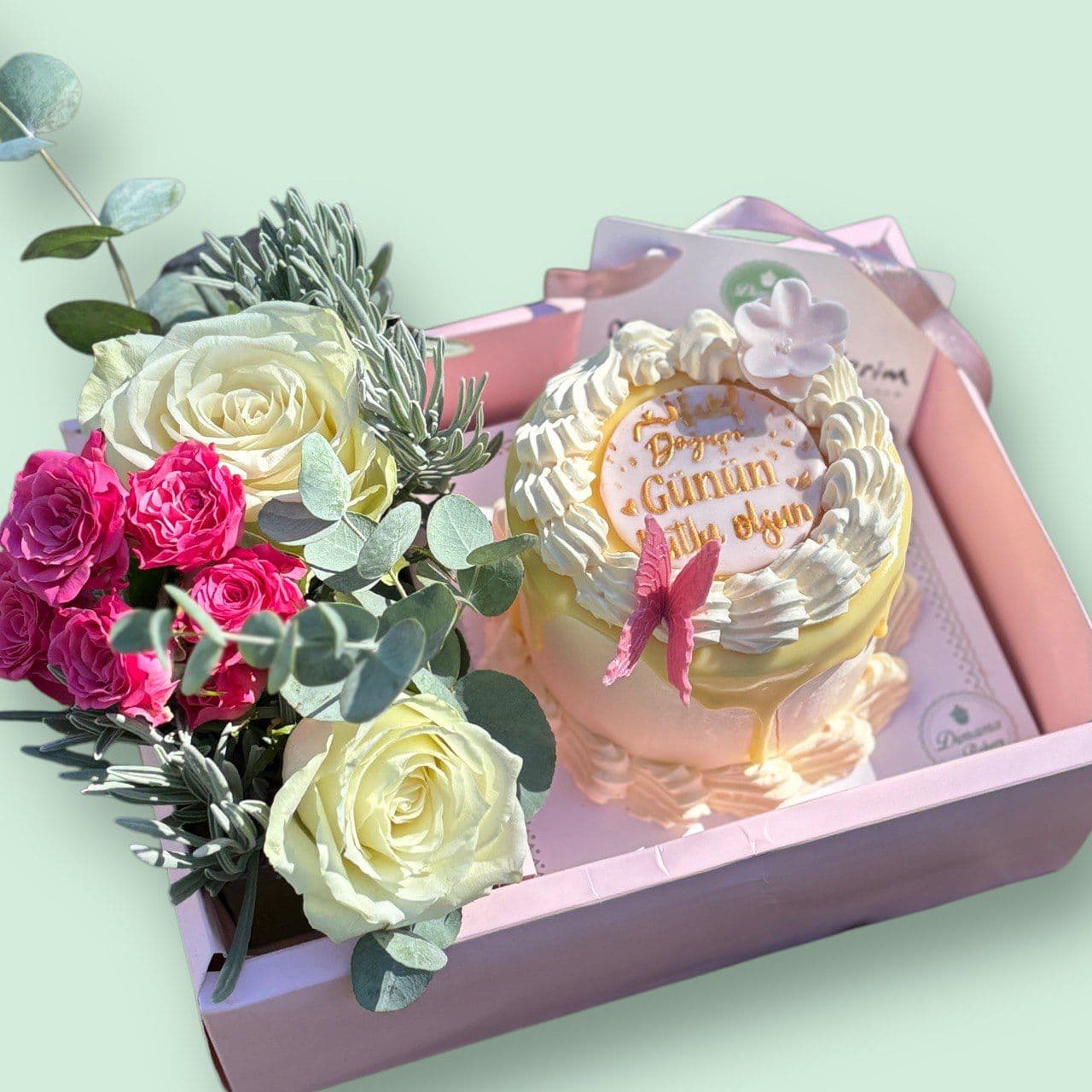 Flowers & Cake Box