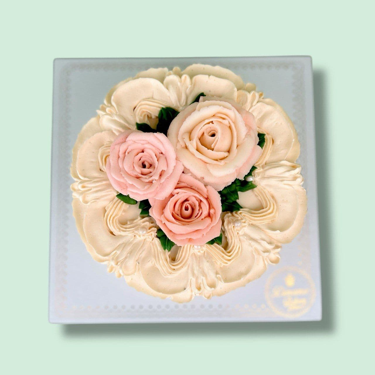 Buttercream Flowers Cake (Model1) |G2