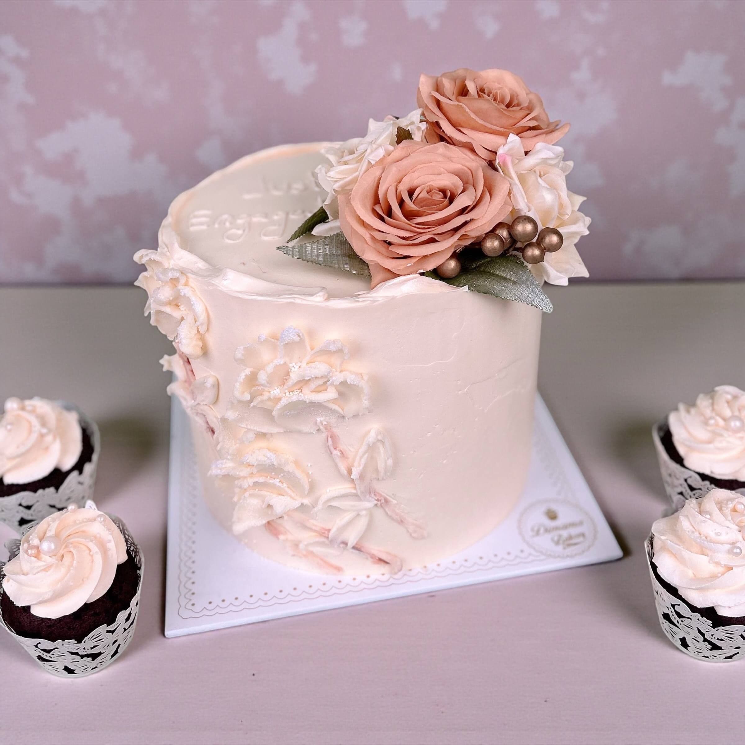 Sculpture Flowers Cake (Model1) G3